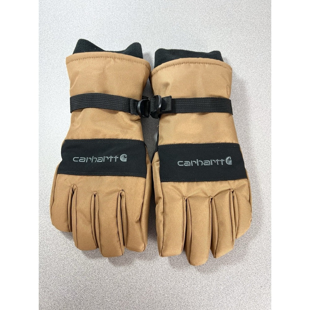 Carhartt A511 Insulated Work Gloves L Brown Black Cold Weather Winter